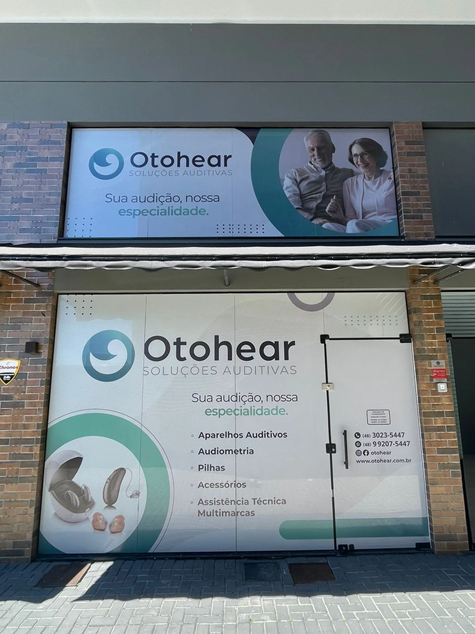 Imagem da fachada da clínica Otohear aparelhos auditivos